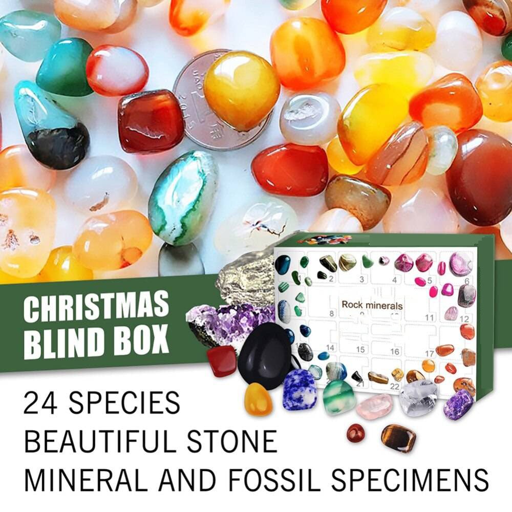 Crystal ore Advent Calendar 2023-Contains 24 Crystal ore gifts