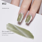 Crystal Wide Cat Eye Nail Gel Polish