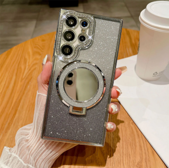 (🔥Last Day Promotion )🔥Customized Signature Clear Self-Adhesive Stand Phone Case for Samsung Galaxy