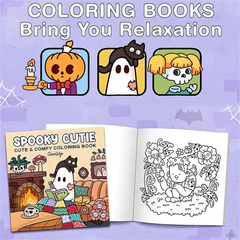 CUTE & COMFY COLORING BOOK