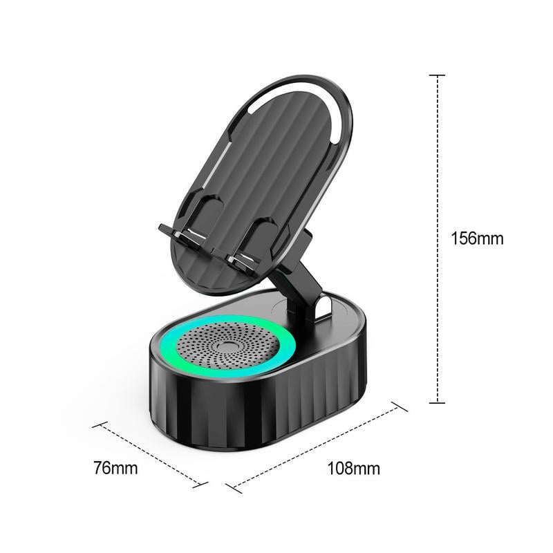 5-in-1 Bluetooth Audio Power Bank Ambient Lighting Bracket