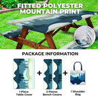 6Ft Waterproof Picnic Table Covers