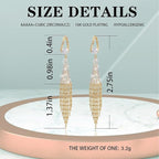 Diamond Tassel Earrings