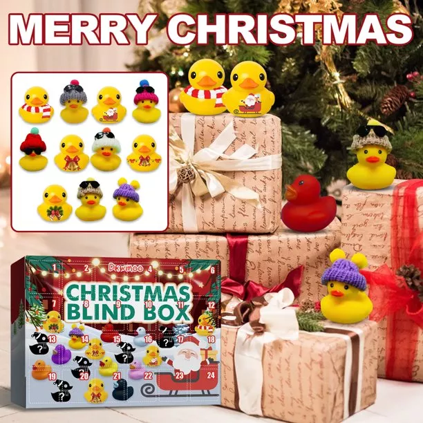 Christmas Pre-Sale 75% OFF🎄🦆 Christmas Rubber Ducks Advent Calendar