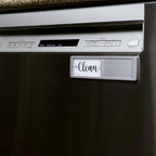 Clean Dirty Dishwasher Magnet Indicator Sign ✨