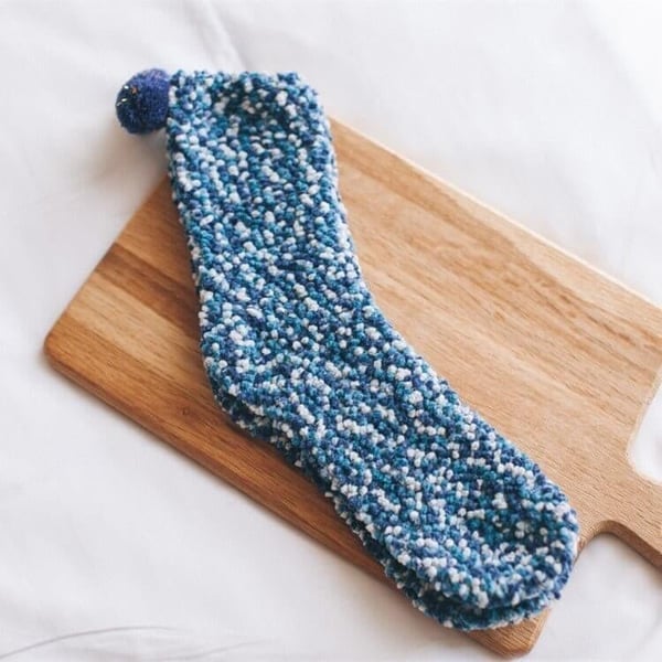 Cute Cake Winter Fuzzy Slipper Socks