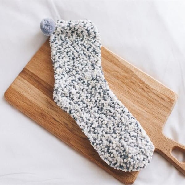 Cute Cake Winter Fuzzy Slipper Socks