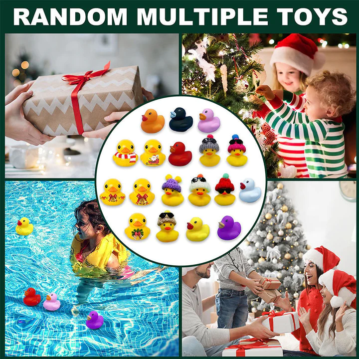 Christmas Pre-Sale 75% OFF🎄🦆 Christmas Rubber Ducks Advent Calendar
