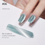 Crystal Wide Cat Eye Nail Gel Polish
