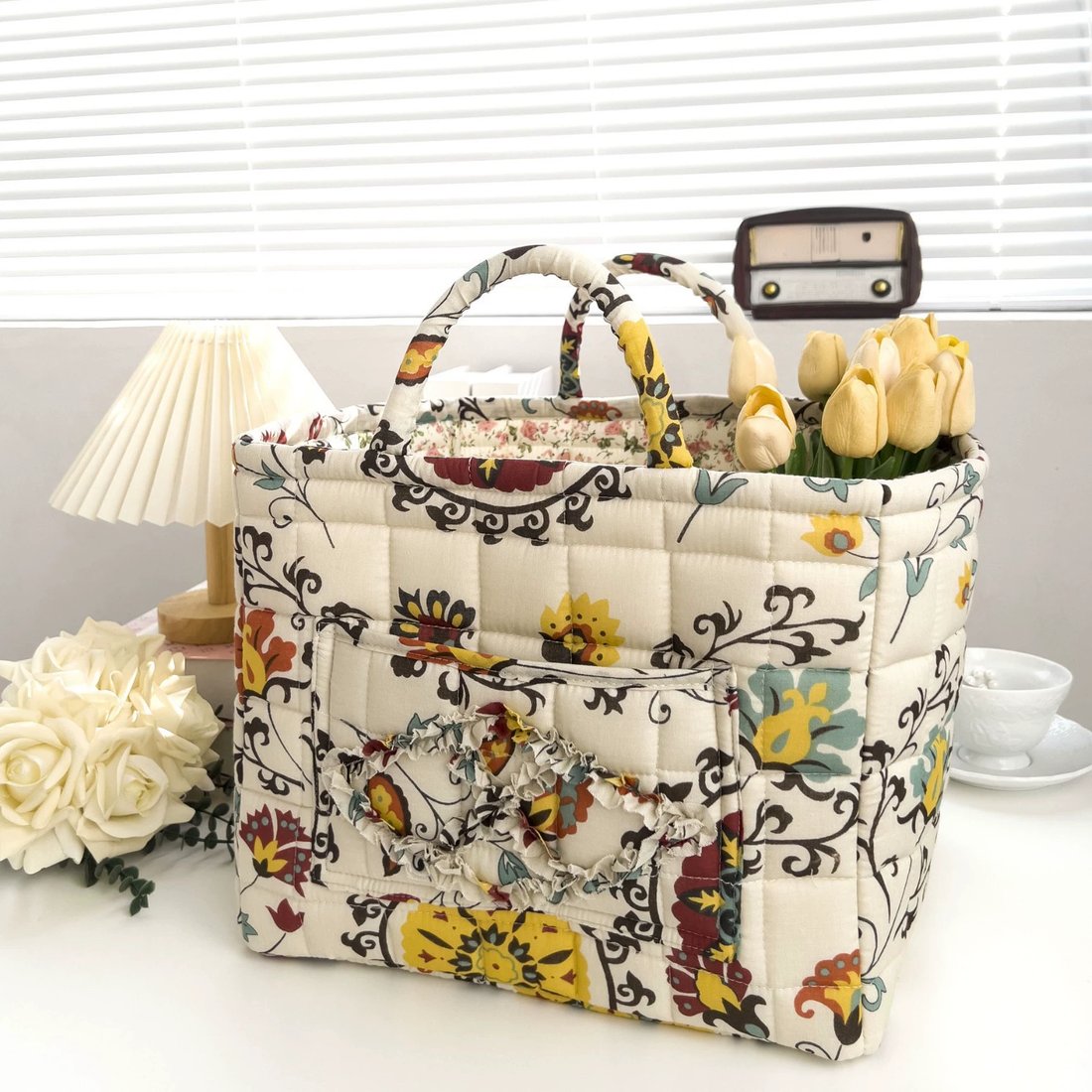 Boho Fabric Storage Basket-Your Secret Weapon for a Happier Home