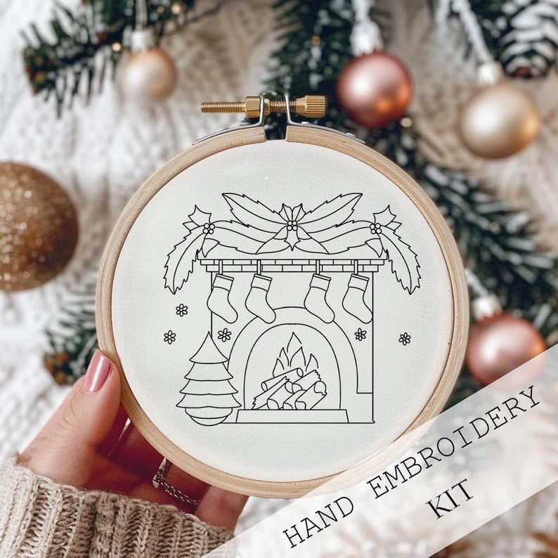 Christmas Embroidery KIT(DIY)