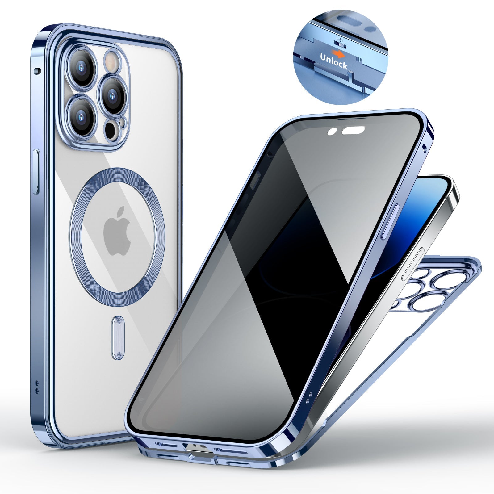 (🔥Last Day Promotion - 40% OFF)🔥📱iPhone Magnetic Privacy Case