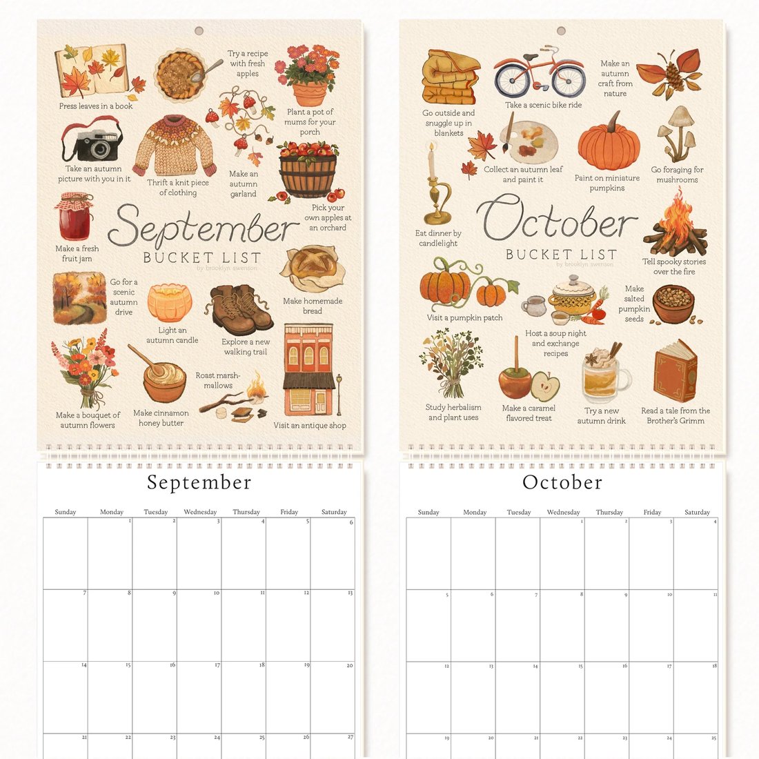 2025 Wish List Calendar