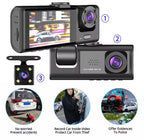 2-Inch Screen Wifi Link 1080P HD Dashcam with Night Vision 2/3 Lenses