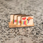 Dachshund Wood Coaster Set