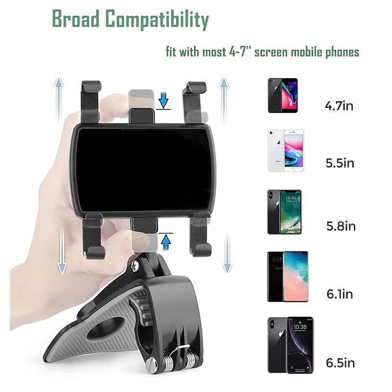 360 Degree Rotation Dashboard Car Phone Holder