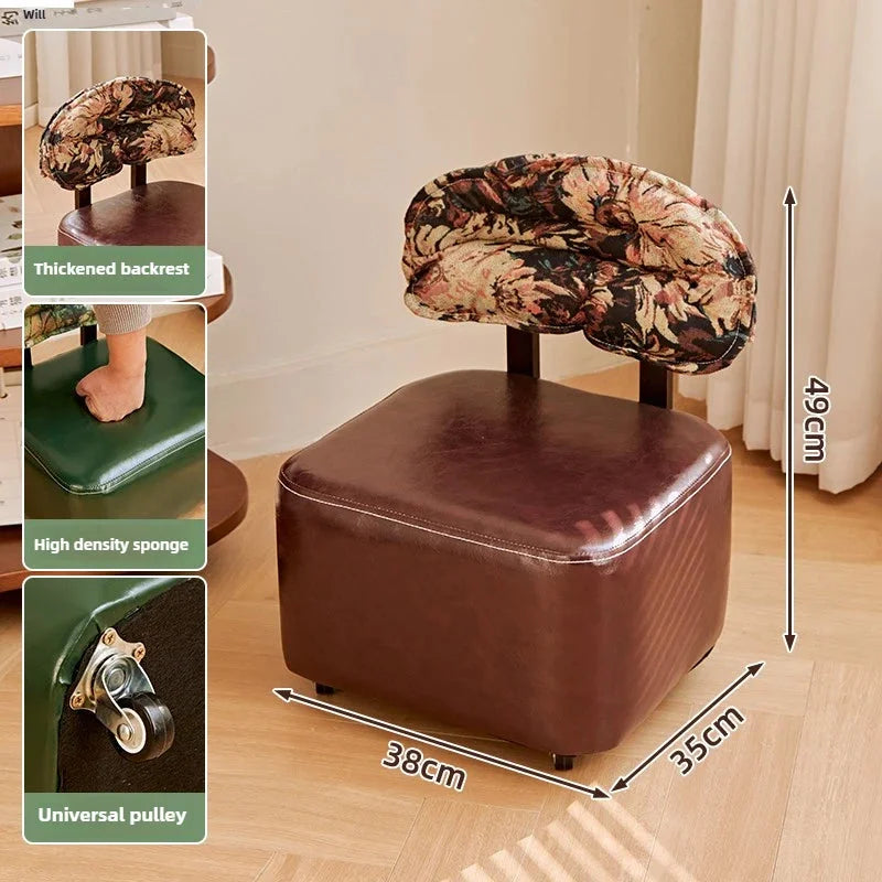 ✨Multifunctional Convertible Lift Table Coffee Table ☕ Living Room Adjustable Home Small Sofa Apartment Side Table With Four Small Sofa Stools