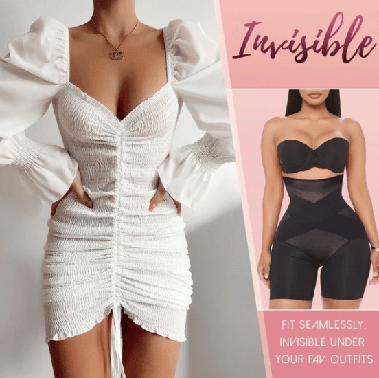 Cross Mesh Girdle for Waist Shaping