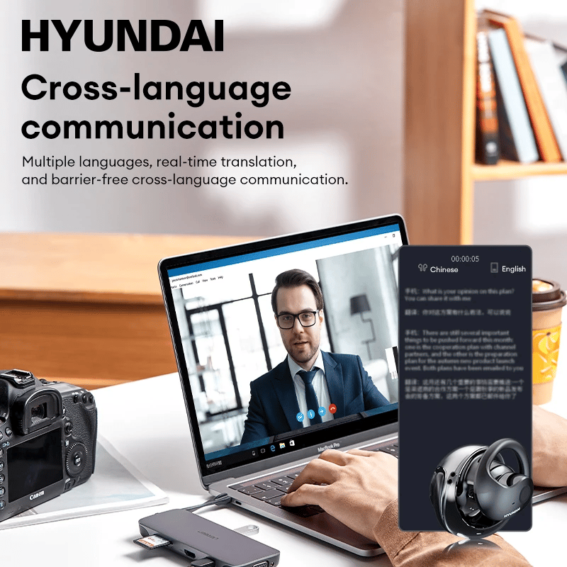 BLACK FRIDAY SALE 50% OFF🔥HY-T26 Pro OWS Wireless High Precision Bluetooth Translation Headphones
