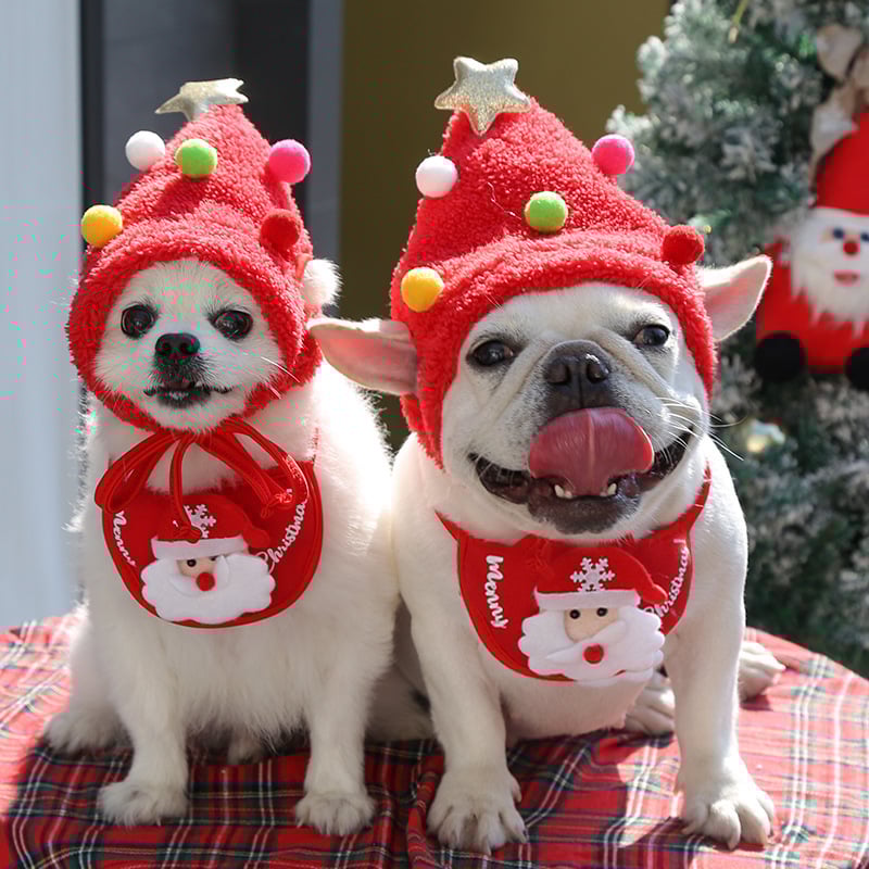 (🎅CHRISTMAS HOT SALE-49% OFF)Adorable Christmas Tree Pom-Pom Hat