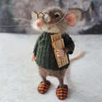 Cute Needle Felted Mouse