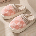 Cozy Cashmere Slippers with Slip-Resistant Sole