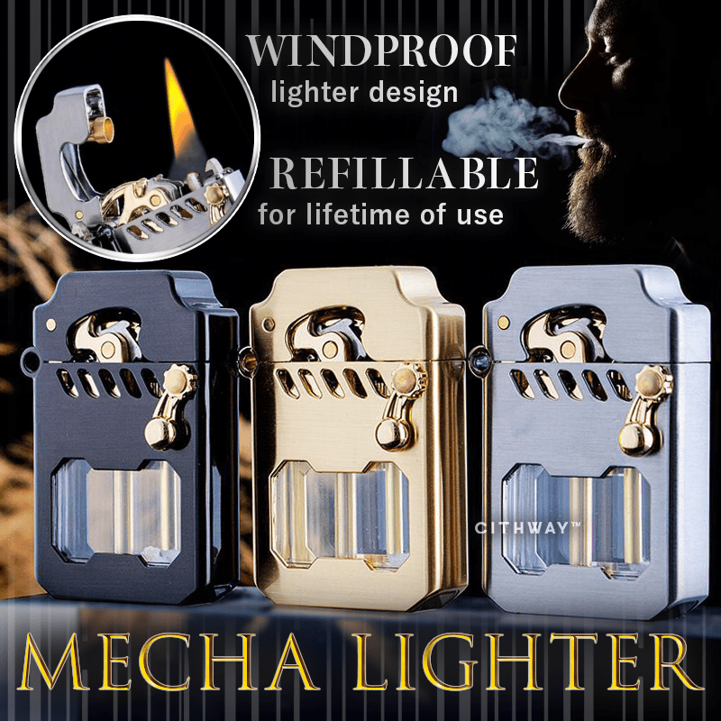 Cithway All-Weather Portable Rocker Arm Mecha Lighter