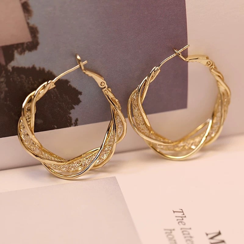 80% OFF Today Only! (4.8/5⭐⭐⭐⭐⭐)💕-Fashion Twist Earrings