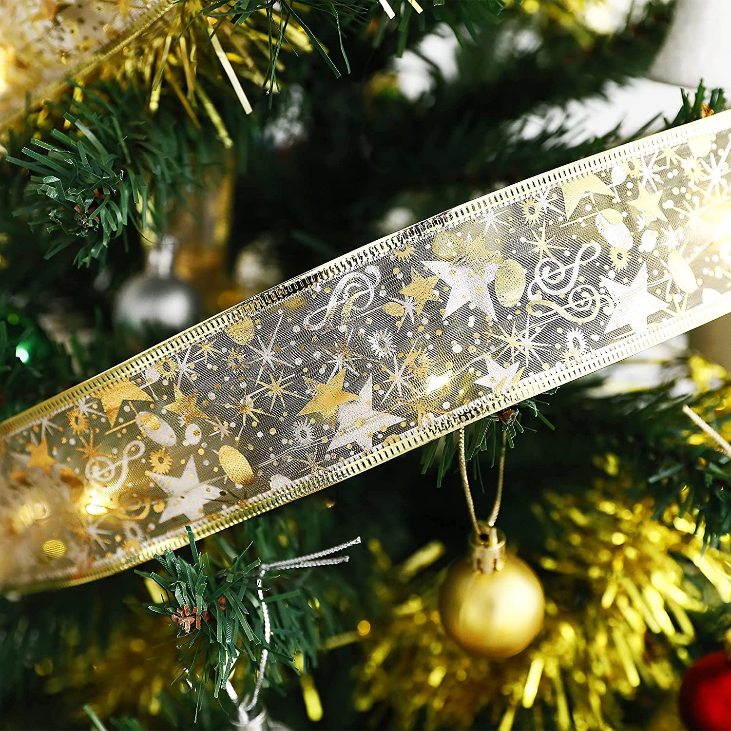 Clearance Sale💥Christmas Ribbon Fairy Lights