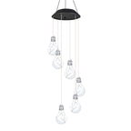(🔥2025 BEST GIFT TO FAMILY🔥)Colorful LED Solar-Powered Light Bulb Wind Chimes