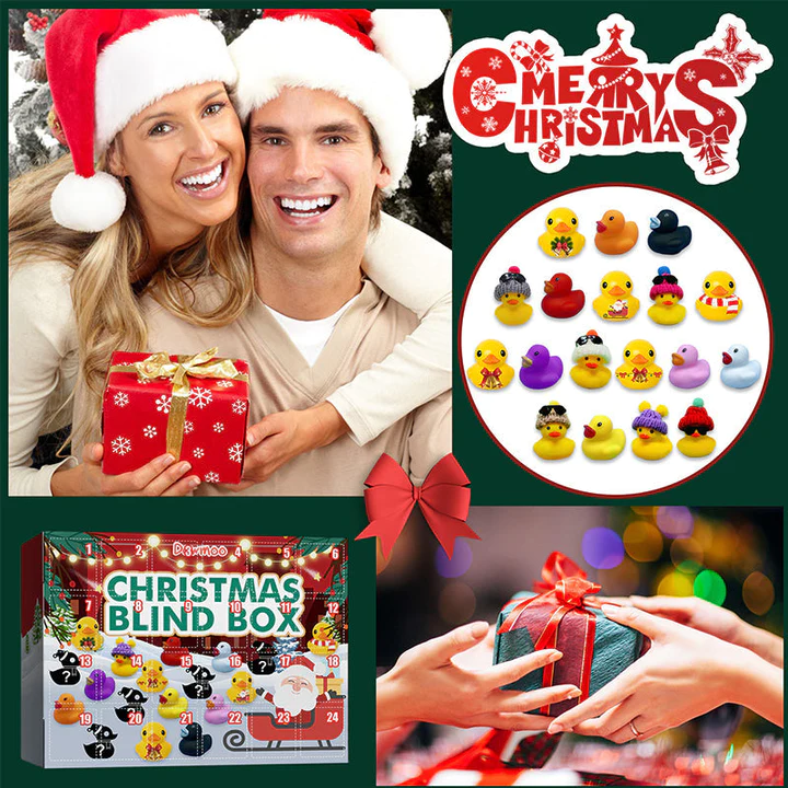 Christmas Pre-Sale 75% OFF🎄🦆 Christmas Rubber Ducks Advent Calendar