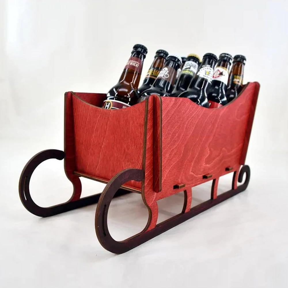 Christmas Reindeer Wine Bottle Holder Table Decoration