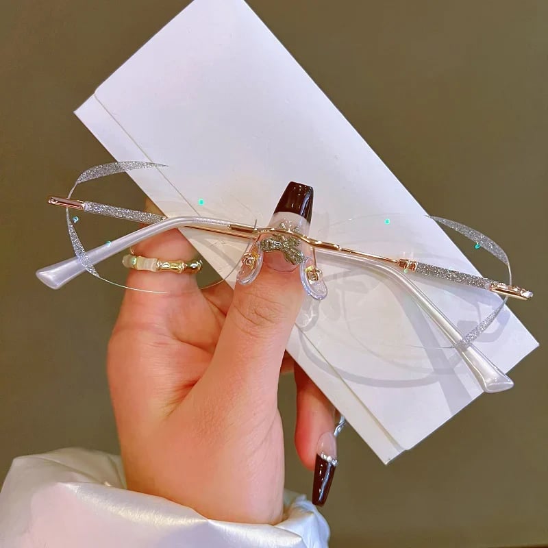 2023 New Sapphire high hardness anti blue light intelligent dual focus reading glasses
