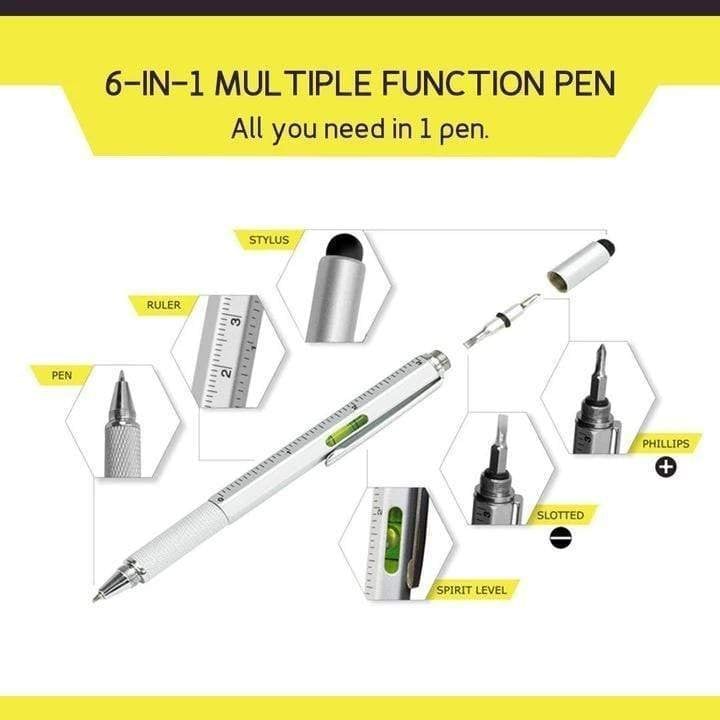 (🎅CHRISTMAS HOT SALE-49% OFF) 6-in-1 Multi-Functional Stylus Pen