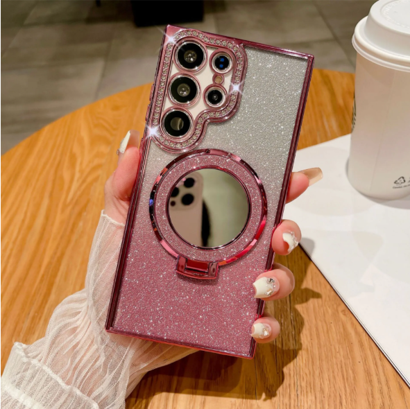 (🔥Last Day Promotion )🔥Customized Signature Clear Self-Adhesive Stand Phone Case for Samsung Galaxy