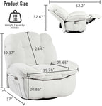Multi-Function Electric Massage Chair with Heating and USB