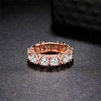 Cross Full Moissanite Diamond Ring