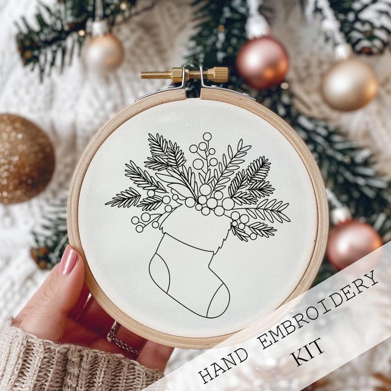 Christmas Embroidery KIT(DIY)