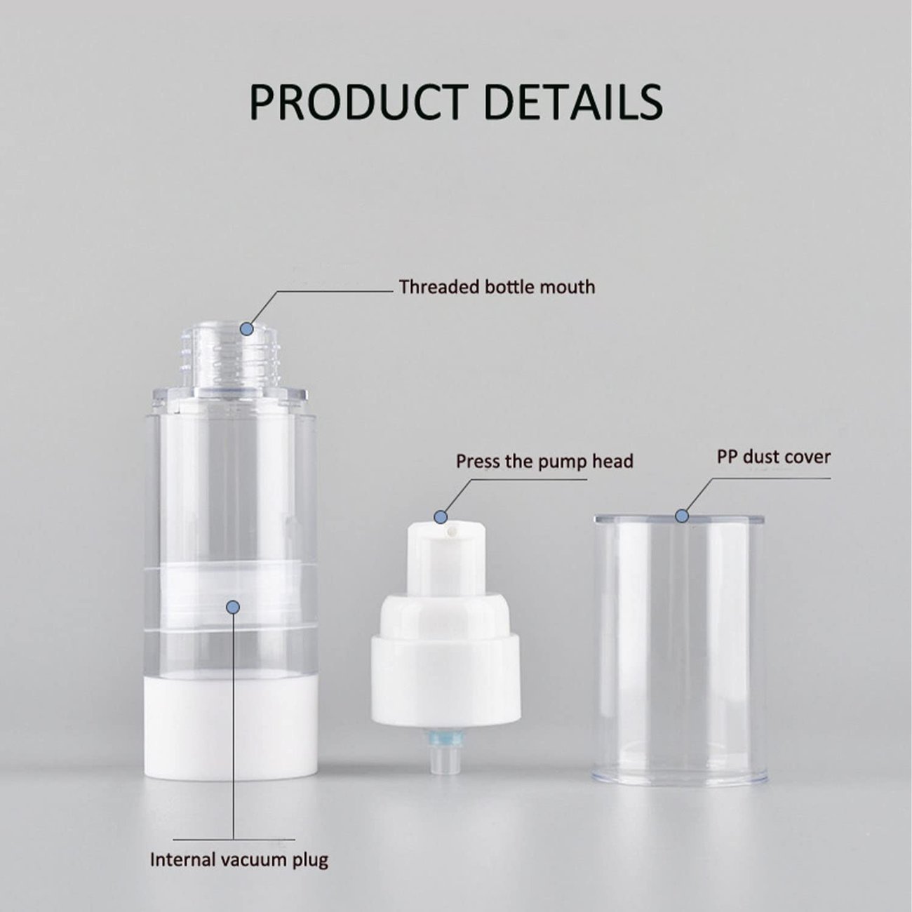Anti-residue Vacuum Cosmetic Travel Container-🔥BUY MORE SAVE MORE🔥