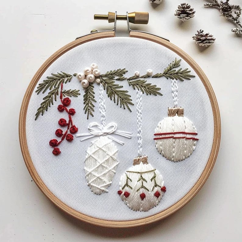 Christmas Embroidery KIT(DIY)