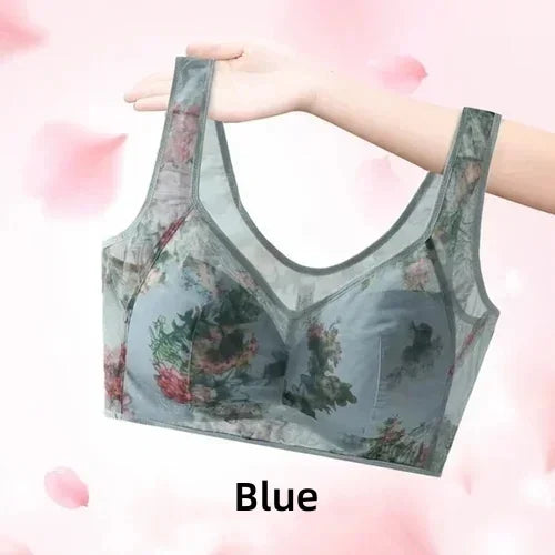 Cooling Comfort Bra Made From Ice Silk And Lace👍No more sagging breasts