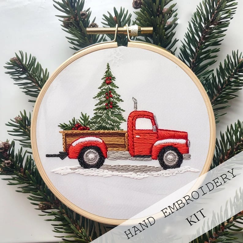 Christmas Embroidery KIT(DIY)