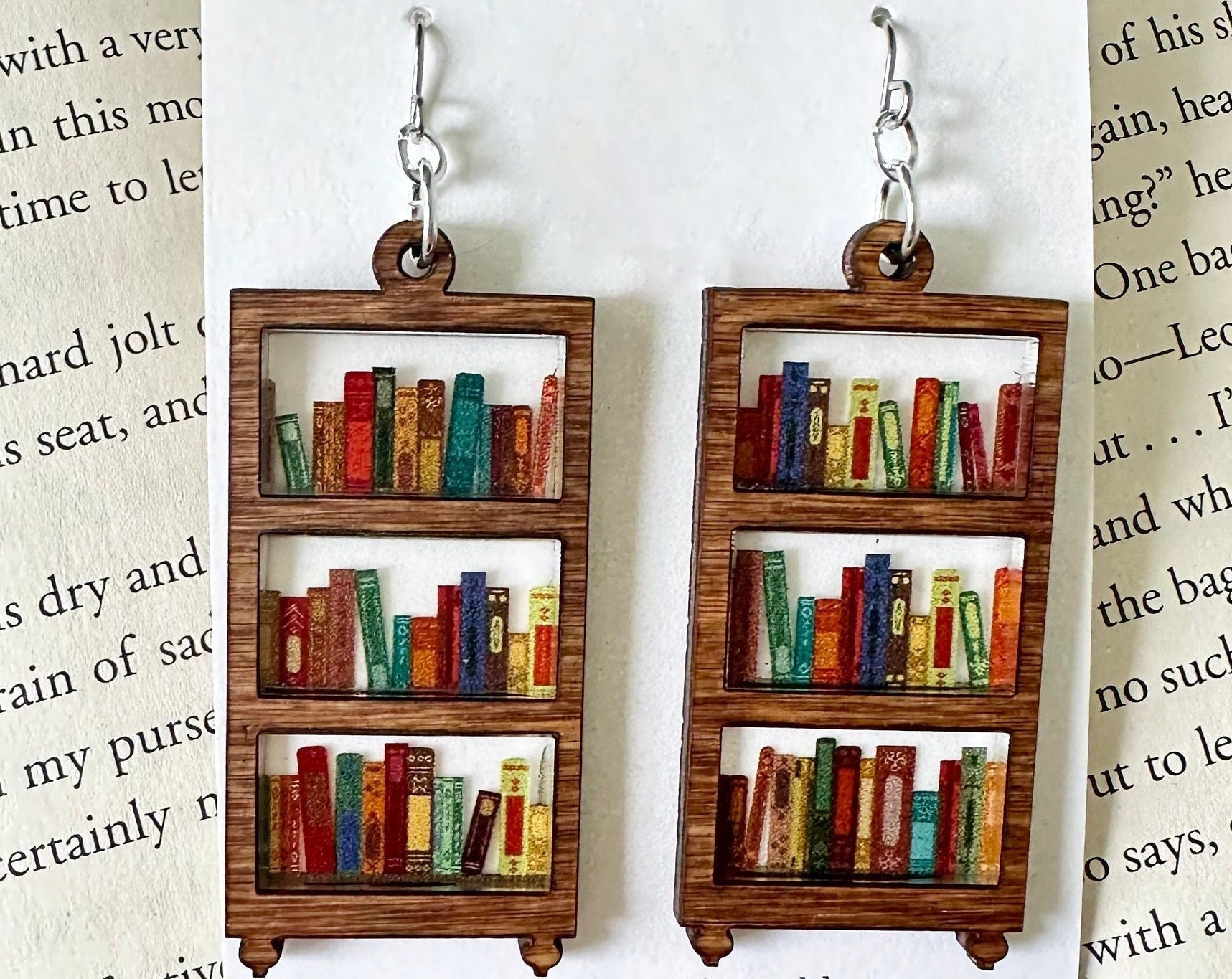 Book Earrings / Earrings for Book Lovers