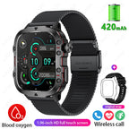 2024 Newest Men's Rugged Military Smart Watch for Android & IOS