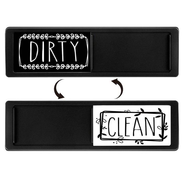 Clean Dirty Dishwasher Magnet Indicator Sign ✨