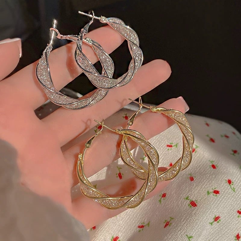 80% OFF Today Only! (4.8/5⭐⭐⭐⭐⭐)💕-Fashion Twist Earrings