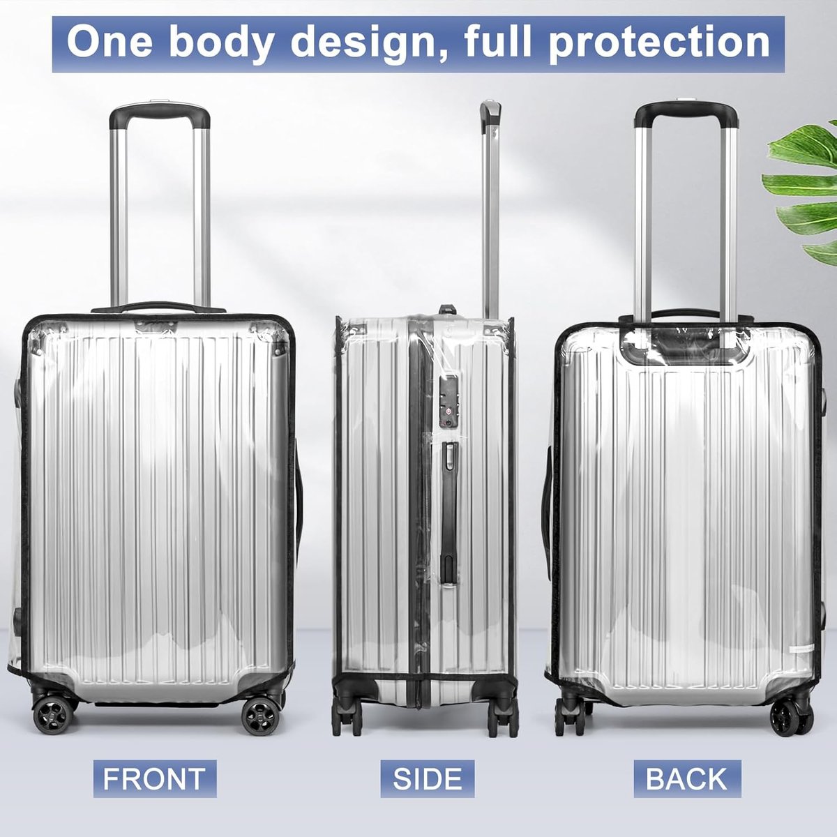 Clear Suitcase Cover Protector