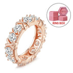 Cross Full Moissanite Diamond Ring