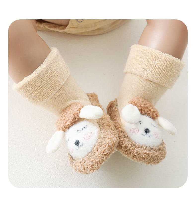 (🎁Hot Sale🎁) Baby Cartoon Plush Cotton Toddler Shoes