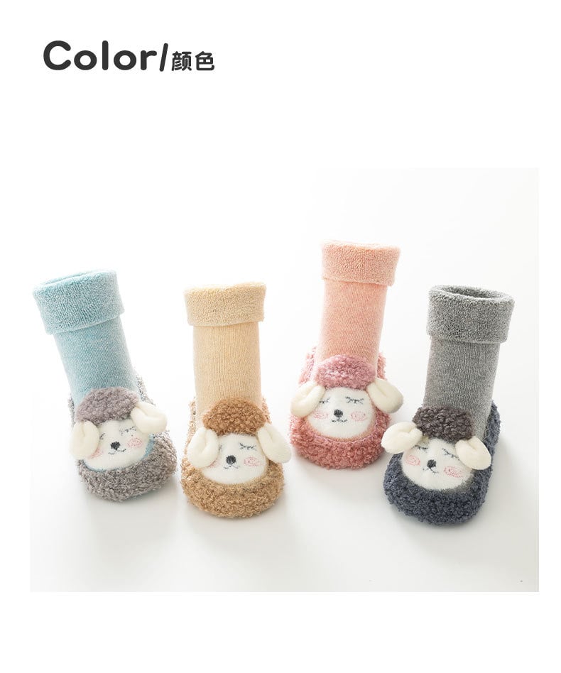 (🎁Hot Sale🎁) Baby Cartoon Plush Cotton Toddler Shoes